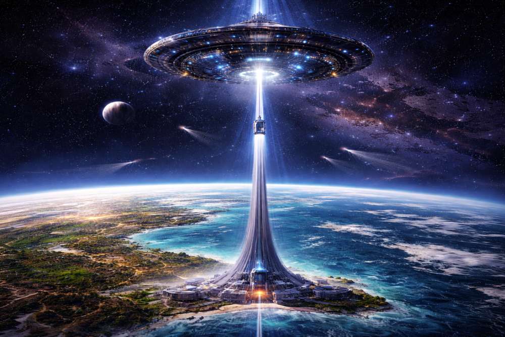 Der Weltraumaufzug: Können wir ein Seil von der Erde bis in den Orbit spannen?